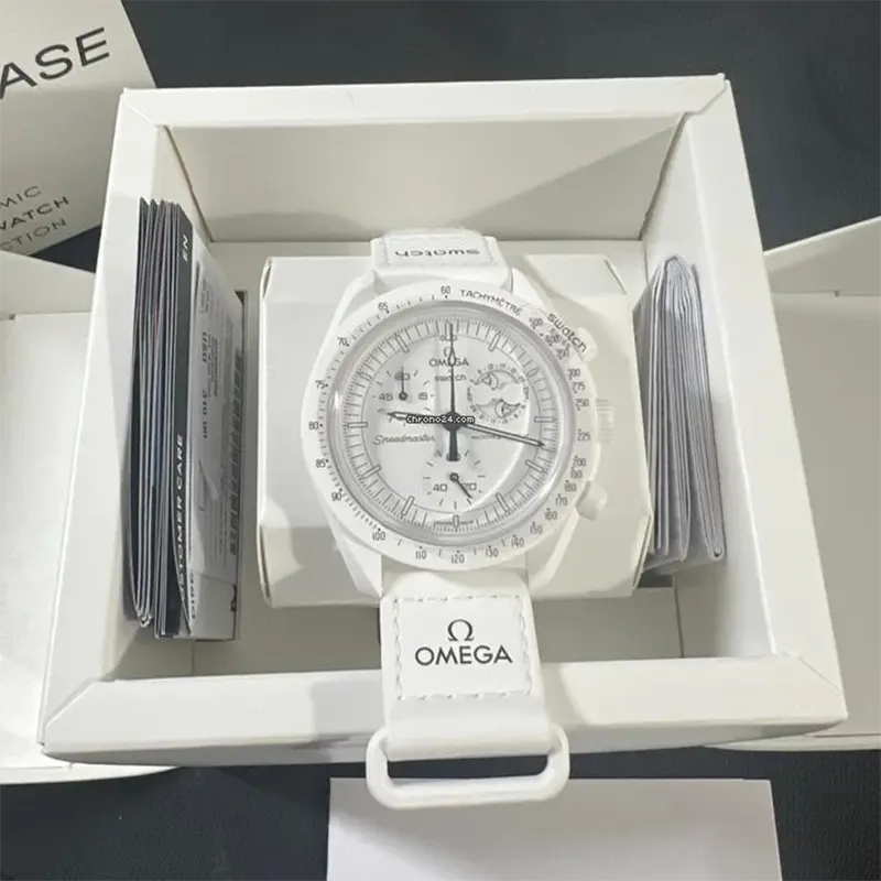 Omega x Swatch MoonSwatch Mission to Moonphase Men's Watch- S033W700